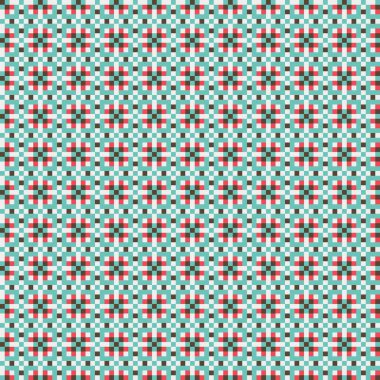 Soyut çapraz desen, üretken hesaplama vektörü illüstrasyonu