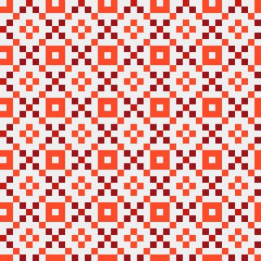 Soyut çapraz desenli üretken hesaplama sanatı çizimi