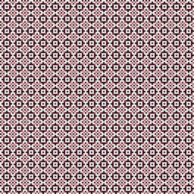 Soyut çapraz desenli üretken hesaplama sanatı çizimi