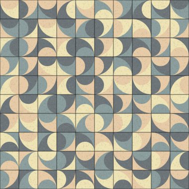 Soyut Geometrik Desen üretken hesaplama sanatı çizimi