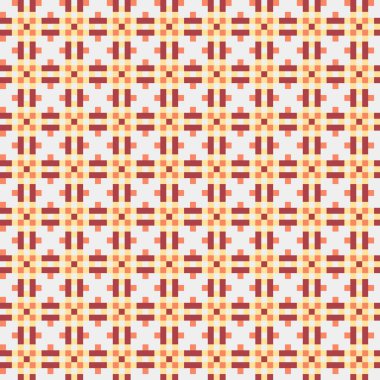 Soyut çapraz desenli üretken hesaplama sanatı çizimi