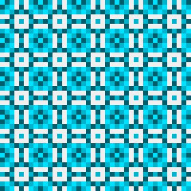 Soyut çapraz desenli üretken hesaplama sanatı çizimi