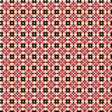 Soyut çapraz desen, üretken hesaplama vektörü illüstrasyonu