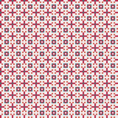 Soyut çapraz desen, üretken hesaplama vektörü illüstrasyonu