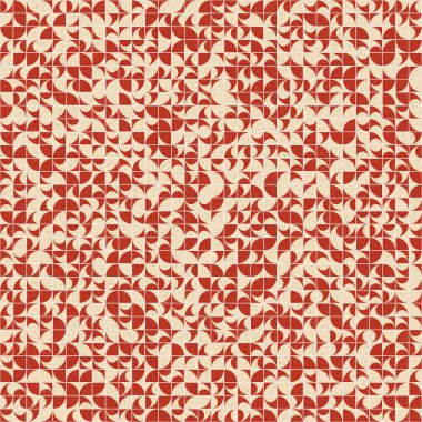 Soyut Geometrik Desen üretken hesaplama sanatı çizimi