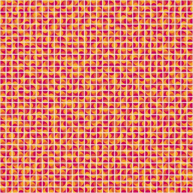 Soyut Geometrik Desen üretken hesaplama sanatı çizimi