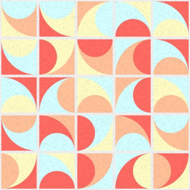 Soyut Geometrik Desen üretken hesaplama sanatı çizimi