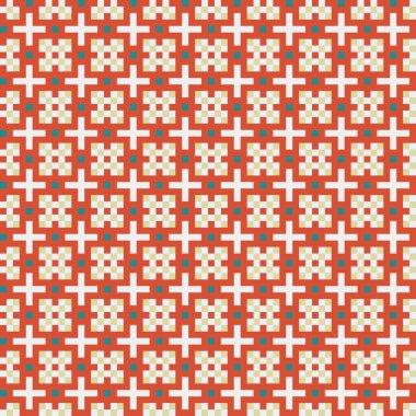 Soyut çapraz desen, üretken hesaplama vektörü illüstrasyonu