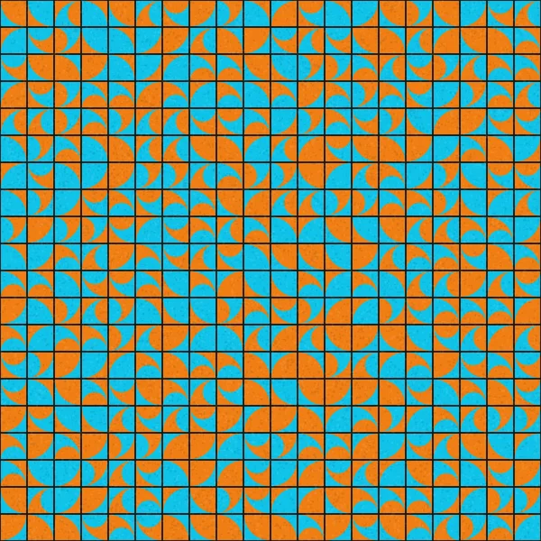 Abstrakte Geometrische Muster Generative Computergestützte Kunstillustration — Stockvektor