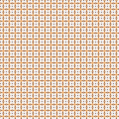 Soyut çapraz desenli üretken hesaplama sanatı çizimi