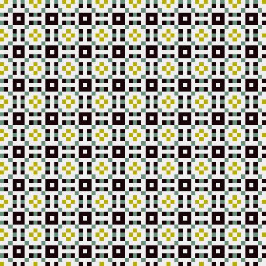 Soyut çapraz desenli üretken hesaplama sanatı çizimi 