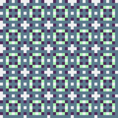 Üretken hesaplama dokusuna sahip soyut geometrik desen