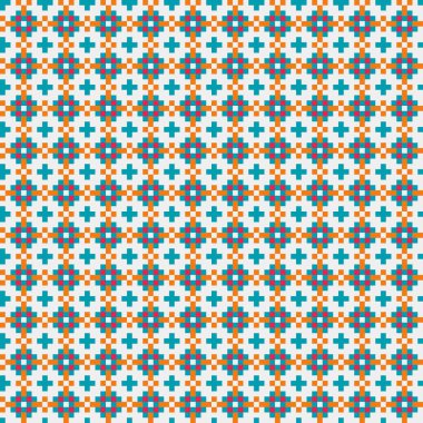 Soyut çapraz desen, üretken hesaplama vektörü illüstrasyonu