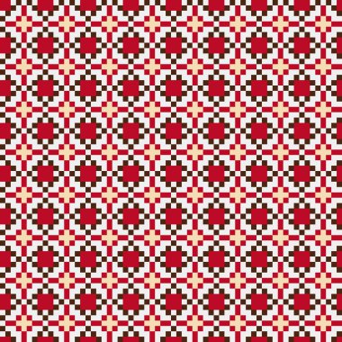 Soyut çapraz desen, üretken hesaplama vektörü illüstrasyonu