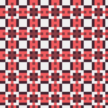 Soyut çapraz desen, üretken hesaplama sanatı illüstrasyonu 