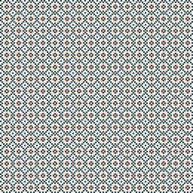 Soyut çapraz desenli üretken hesaplama sanatı çizimi