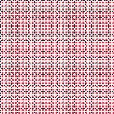 Soyut çapraz desenli üretken hesaplama sanatı çizimi