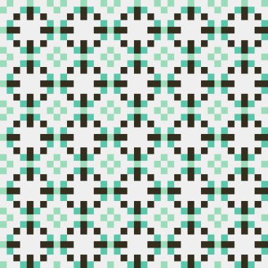 Soyut çapraz desenli üretken hesaplama sanatı çizimi