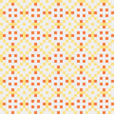 Soyut çapraz desenli üretken hesaplama sanatı çizimi