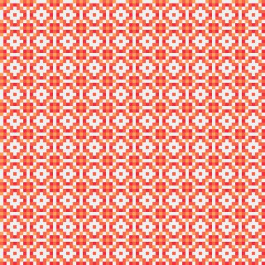 Soyut çapraz desenli üretken hesaplama sanatı çizimi