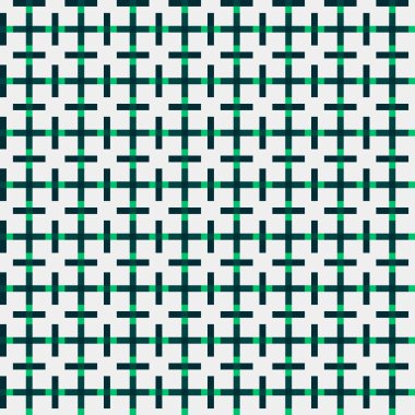 Soyut çapraz desenli üretken hesaplama sanatı çizimi