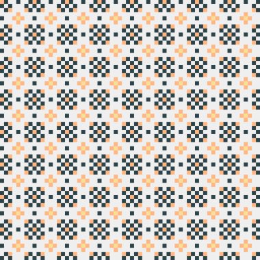 Soyut çapraz desen, üretken hesaplama vektörü illüstrasyonu