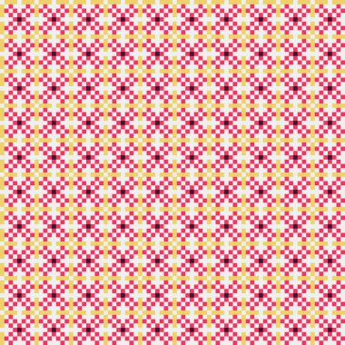 Soyut çapraz desenli üretken hesaplama sanatı çizimi