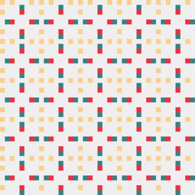 Soyut çapraz desenli üretken hesaplama sanatı çizimi