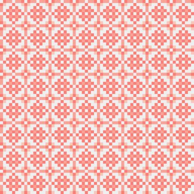 Soyut çapraz desen, üretken hesaplama vektörü illüstrasyonu