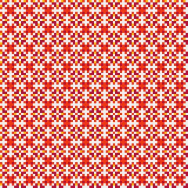 Soyut çapraz desen, üretken hesaplama vektörü illüstrasyonu