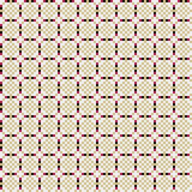 Soyut çapraz desenli üretken hesaplama sanatı çizimi