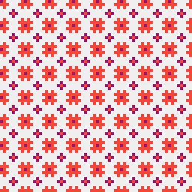 Soyut çapraz desen, üretken hesaplama vektörü illüstrasyonu