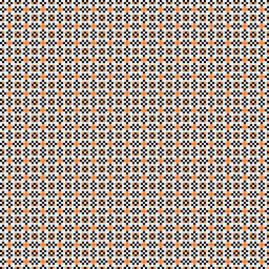 Soyut çapraz desenli üretken hesaplama sanatı çizimi