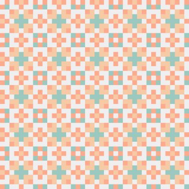 Soyut çapraz desenli üretken hesaplama sanatı çizimi