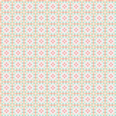 Soyut çapraz desenli üretken hesaplama sanatı çizimi