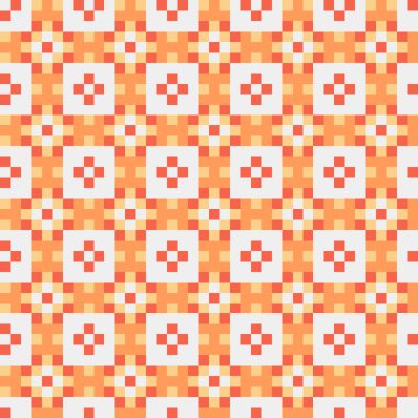 Soyut çapraz desenli üretken hesaplama sanatı çizimi