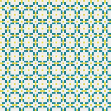 Üretken hesaplama dokusuna sahip soyut geometrik desen