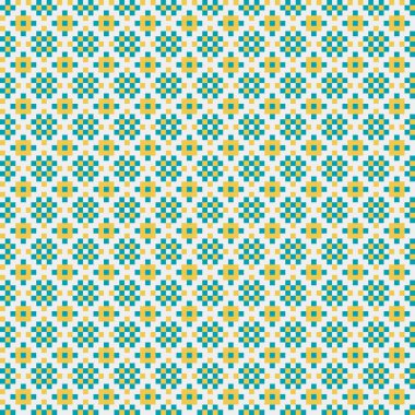 Soyut çapraz desenli üretken hesaplama sanatı çizimi