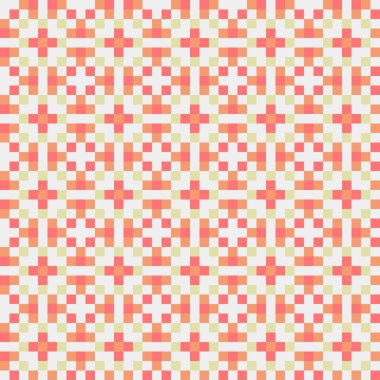 Soyut çapraz desenli üretken hesaplama sanatı çizimi