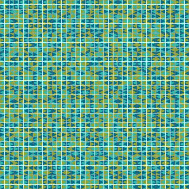 Soyut Geometrik Desen Üretken hesaplama sanatı, vektör illüstrasyonu