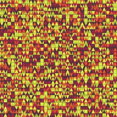 Soyut Geometrik Desen Üretken hesaplama sanatı, vektör illüstrasyonu