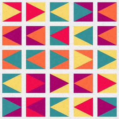 Üretken hesaplama dokusuna sahip soyut geometrik desen