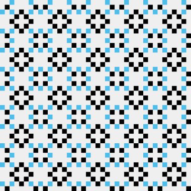 Soyut çapraz desenli üretken hesaplama sanatı çizimi 