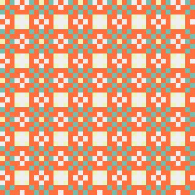 Soyut çapraz desenli üretken hesaplama sanatı çizimi