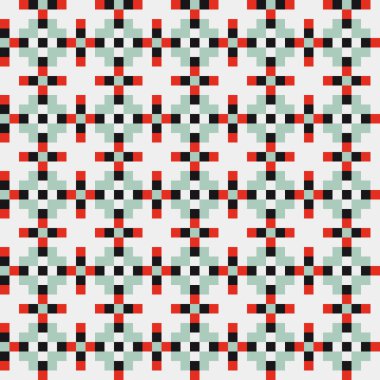 Üretken hesaplama dokusuna sahip soyut geometrik desen