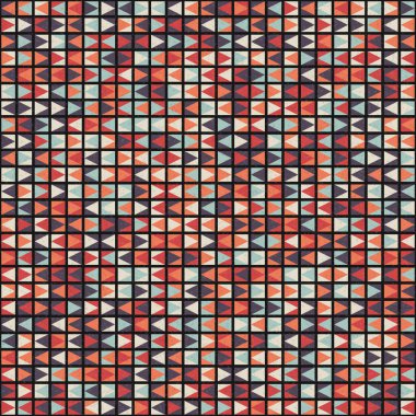 Soyut Geometrik Desen Üretken hesaplama sanatı, vektör illüstrasyonu