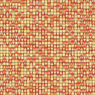 Soyut Geometrik Desen Üretken hesaplama sanatı, vektör illüstrasyonu