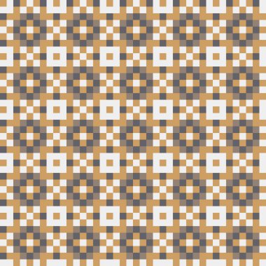 Soyut çapraz desenli üretken hesaplama sanatı çizimi