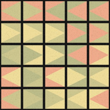 Soyut Geometrik Desen Üretken hesaplama sanatı, vektör illüstrasyonu