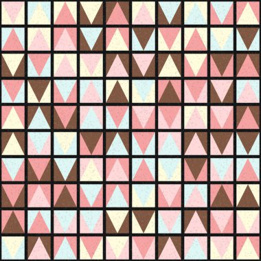 Soyut Geometrik Desen Üretken hesaplama sanatı, vektör illüstrasyonu